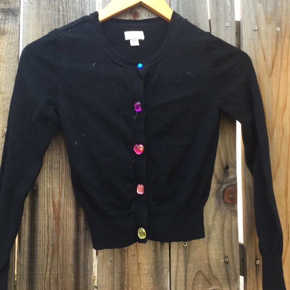 A black sweater